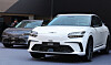 The Genesis GV60 electric vehicle is displayed in Seoul in March. [NEWS1]