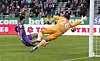 Tottenham Hotspur's Son Heung-min scores Spurs' third goal against Newcastle United at St James’ Park in Newcastle, England on Sunday. [REUTERS/YONHAP]