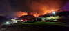 A blaze that started in Okgye-myeon in Gangneung, Gangwon early Saturday, spread to residential areas in the city of Donghae, above, on Saturday. Massive wildfires burned through an estimated 15,420 hectares of land in Korea’s east coast, including in Uljin, North Gyeongsang, and Samcheok, Gangwon, over the weekend. [YONHAP]