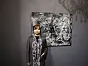 Artist Kwon Ji-an, also known as Solbi, donated 10.1 million won ($8,900) from the sale of her painting 'Just a Cake - Angel' to the Kyeong Dong Children Shelter in Suwon, Gyeonggi. [M.A.P CREW]