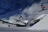 Cross-country skiing athletes train at Livigno Snow Park in Livigno, Italy on Feb. 3. [REUTERS/YONHAP]