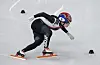 Choi Min-jeong trains at the Milan Ice Skating Arena in Milan, Italy on Feb. 2. [YONHAP]