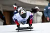 Jung Seung-gi competes in the Men's Skeleton World Cup in St. Moritz, Switzerland on Jan. 9. [AP/YONHAP]