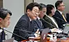 President Lee Jae Myung speaks during a Cabinet meeting at the presidential office in Yongsan District, central Seoul on June 19.