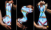 LG Display's stretchable display, capable of extending by up to 50 percent of its original size [LG DISPLAY]