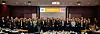 Participants from Hanwha Aerospace and Norwegian defense industry representatives gather for a group photo at the Hanwha Industry Day in Norway event. [HANWHA AEROSPACE]