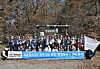 Members of the PyeongChang 2018 Legacy Foundation, Pyeongchang County Office and the diplomatic corps at the start of their hike at Mount Balwang in Pyeongchang, Gangwon on Thursday to hike for peace on the Korean Peninsula. [PARK SANG-MOON]