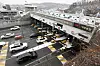 Cars pass through the toll gate before entering Namsan Tunnel No. 1 in the direction of southern Seoul on Jan. 26. [NEWS1]