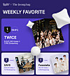 Girl group Twice was the winner of Favorite's weekly chart [NHN BUGS]