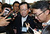 Woori Bank CEO Cho Byung-kyu attends a conference in central Seoul on June 19, following an uncovering of a major embezzlement case. [YONHAP]
