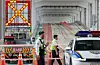 The Jamu Bridge in central Seoul remains closed on July 20 as increased discharge from the Paldang Dam follows heavy rainfall in northern Gyeonggi. [JOONGANG ILBO]