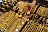 Gold products are displayed at a jewelry shop in Jongno District, central Seoul, on Feb. 4, as gold and silver prices rebound after a sharp drop. [NEWS1]