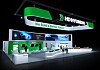 A render of HD Hyundai's booth at Gastech 2025, which began in Milan, Italy on Sept. 9 [HD HYUNDAI]