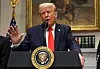U.S. President Donald Trump makes an announcement about an investment from Taiwan Semiconductor Manufacturing Company, in the Roosevelt Room at the White House in Washington, D.C., U.S., March 3. [REUTERS/YONHAP]