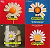 A collage of images from Vietnamese brands welcoming singer G-Dragon to the country with his signature daisy image. [PLUS B]