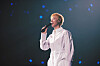 Singer-songwriter WOODZ performs at his 'OO-LI Finale″ concert on Friday at Jamsil Indoor Stadium before starting his military service on Monday [EDAM ENTERTAINMENT]