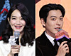 Actors Shin Min-a, left, and Kim Woo-bin [YONHAP]