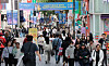 People walk through Myeong-dong in central Seoul on May 6. [YONHAP]