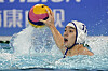 Korea's Kim Chan-soo plays during a preliminary water polo match against China on Tuesday at the Hangzhou Asian Games. [REUTERS/YONHAP]