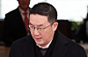 LG Group Chairman Koo Kwang-mo is seen at the Seoul Gimpo Business Aviation Center in Gangseo District, western Seoul on Jan. 6. [NEWS1]