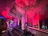 A fire breaks out at a restaurant in Cheongpyeong-myeon, Gapyeong County, Gyeonggi, on Oct. 11, killing a family of four. [GYEONGGI-DO BUKBU FIRE HEADQUARTERS]