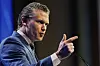 U.S. Defense Secretary Pete Hegseth delivers his speech during 22nd Shangri-La Dialogue summit in Singapore, May 31. [AP/YONHAP]