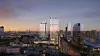 A rendered image of Hyundai Motor Group's called Global Business Complex, with a total of six buildings: Two 55-story buildings at a height of 242 meters and four shorter buildings [HYUNDAI MOTOR GROUP]