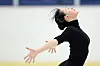 Figure skater Kim Chae-yeon trains during an open session at the indoor rink of the Taereung National Training Center in northern Seoul’s Nowon District on March 11. [YONHAP]