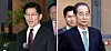 People Power Party presidential candidate Kim Moon-soo, left, and independent candidate Han Duck-soo [JOONGANG ILBO]