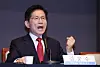 People Power Party presidential candidate Kim Moon-soo delivers a keynote speech at the Korea Press Center in Jung District, central Seoul, on the morning of May 8. [JOONGANG ILBO]