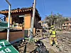 A house lies damaged after the Air Force discharged eight bombs onto Pocheon, Gyeonggi, during a live-fire exercise on March 6. [NEWS1]