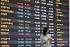 Stocks are shown on a screen at the Korea Exchange's public relations center in Yeouido, western Seoul, on Sept. 15. [YONHAP]