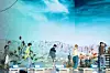 Boy band Cortis performs lead track “What You Want” during a showcase for the release of its first EP, ″Color Outside the Lines,″ at the Blue Square in central Seoul on Aug. 18. [DANIELA GONZALEZ PEREZ]