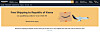 Amazon's website announces free shipping to Korea. [SCREEN CAPTURE]