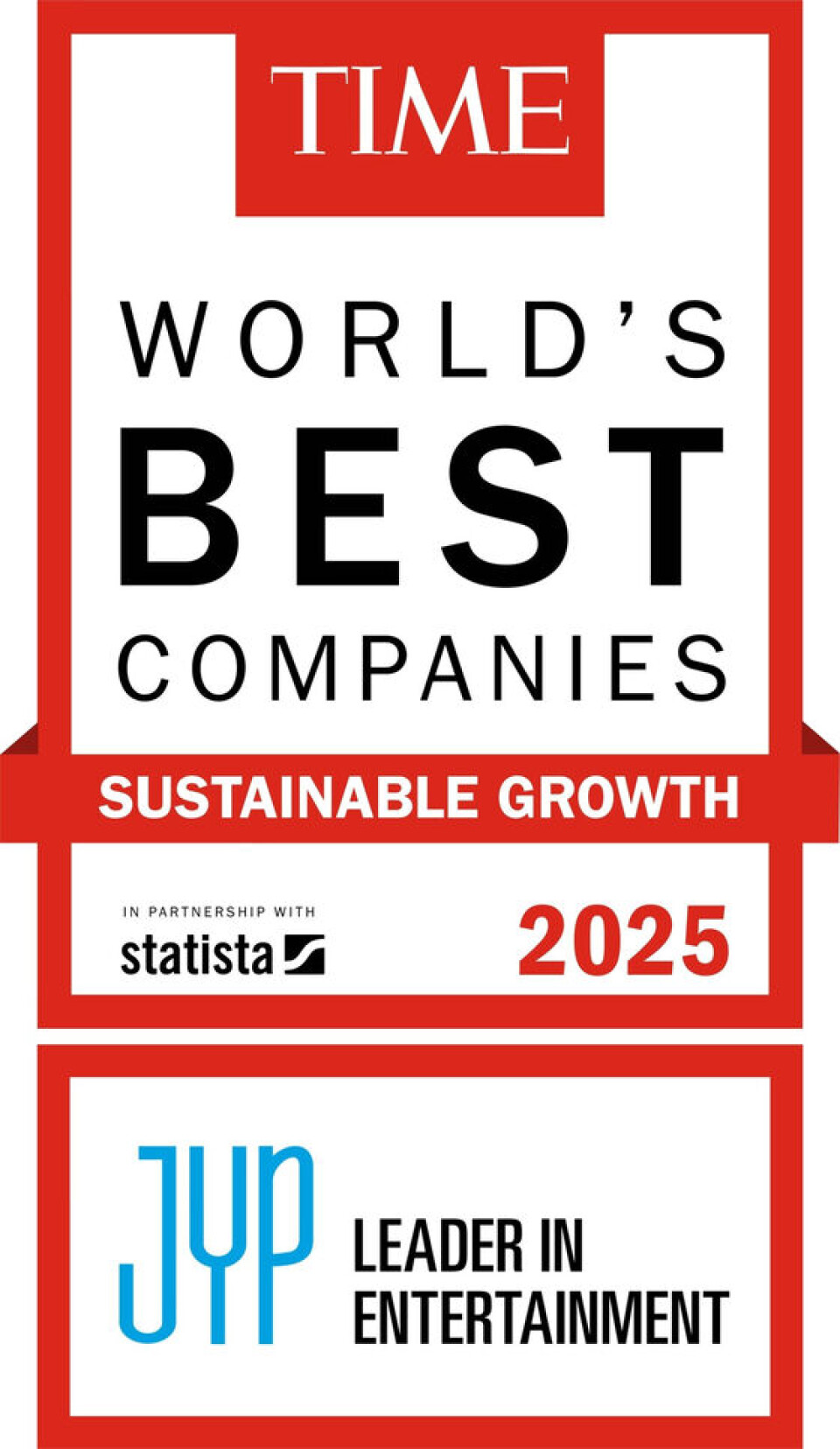 Jyp Labels JYP Entertainment ranks third on TIME's best companies in sustainable ...