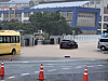 A high school in Dangjin, South Chungcheong, is flooded amid heavy rainfall in the morning of July 17. [NEWS1]