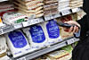 Packets of sugar are displayed at a supermarket in Seoul on March 9, 2025. [YONHAP]