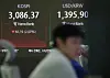 A screen in Hana Bank's trading room in central Seoul shows the Kospi opening on Aug. 20. [YONHAP]