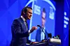U.S. Defense Secretary Pete Hegseth speaks at the Shangri-La Dialogue in Singapore on May 31. [REUTERS/YONHAP]