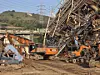 Officials search for the last body trapped under acollapsed tower at the Ulsan Thermal Power Plant in Ulsan on Nov. 14. [ULSAN FIRE HEADQUARTERS]