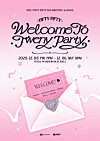 Poster for girl group Fifty Fifty's ″Welcome to Twenty Party″ meet and greet [ATTRAKT]