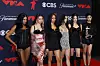 Katseye poses with the MTV Video Music Awards PUSH Performance of the Year award at the 2025 MTV Video Music Awards in Elmont, New York, on Sept. 7. [REUTERS/YONHAP]