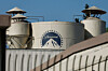The Paramount logo is shown on a structure at the Paramount studio lot in Hollywood, Los Angeles, California, on Feb. 26. [REUTERS/YONHAP]
