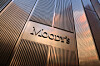 Signage is seen outside the Moody's Corporation headquarters in Manhattan, New York, Nov. 12, 2021. [REUTERS/YONHAP]