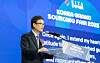 Yoon Jin-sik, chairman of the Korea International Trade Association, delivers welcoming remarks at the opening of the 2025 Korea Grand Sourcing Fair at Coex in Gangnam District, southern Seoul, on Nov. 26. The event runs through Nov. 27. [KOREA INTERNATIONAL TRADE ASSOCIATION]