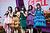 Fifty Fifty members pose for a photo during a press showcase held at the Yes24 Live Hall in eastern Seoul on Sept. 20. [YOON SO-YEON]