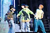 Boy band Cortis performs B-side “GO!” during a showcase for the release of its first EP, ″Color Outside the Lines,″ at the Blue Square in central Seoul on Aug. 18. [DANIELA GONZALEZ PEREZ]