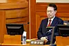 President Yoon Suk Yeol attends the seventh hearing of his impeachment trial at the Constitutional Court in Jongno District, central Seoul, on Feb. 11. [NEWS1]