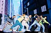 Boy band Cortis performs B-side “GO!” during a showcase for the release of its first EP, ″Color Outside the Lines,″ at the Blue Square in central Seoul on Aug. 18. [DANIELA GONZALEZ PEREZ]