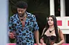 This image released by Peacock shows Chris Seeley, left, and Huda Mustafa from the reality series ″Love Island USA.″ [AP/YONHAP]